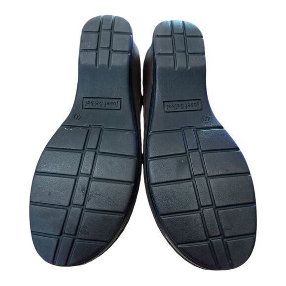 Josef Seibel Women's Brown Leather Slide Clogs Mules 40 - Picture 6 of 6